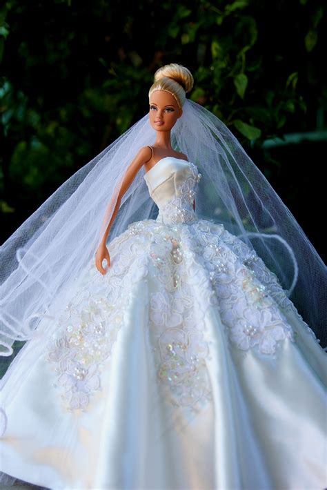 barbie doll wedding gowns